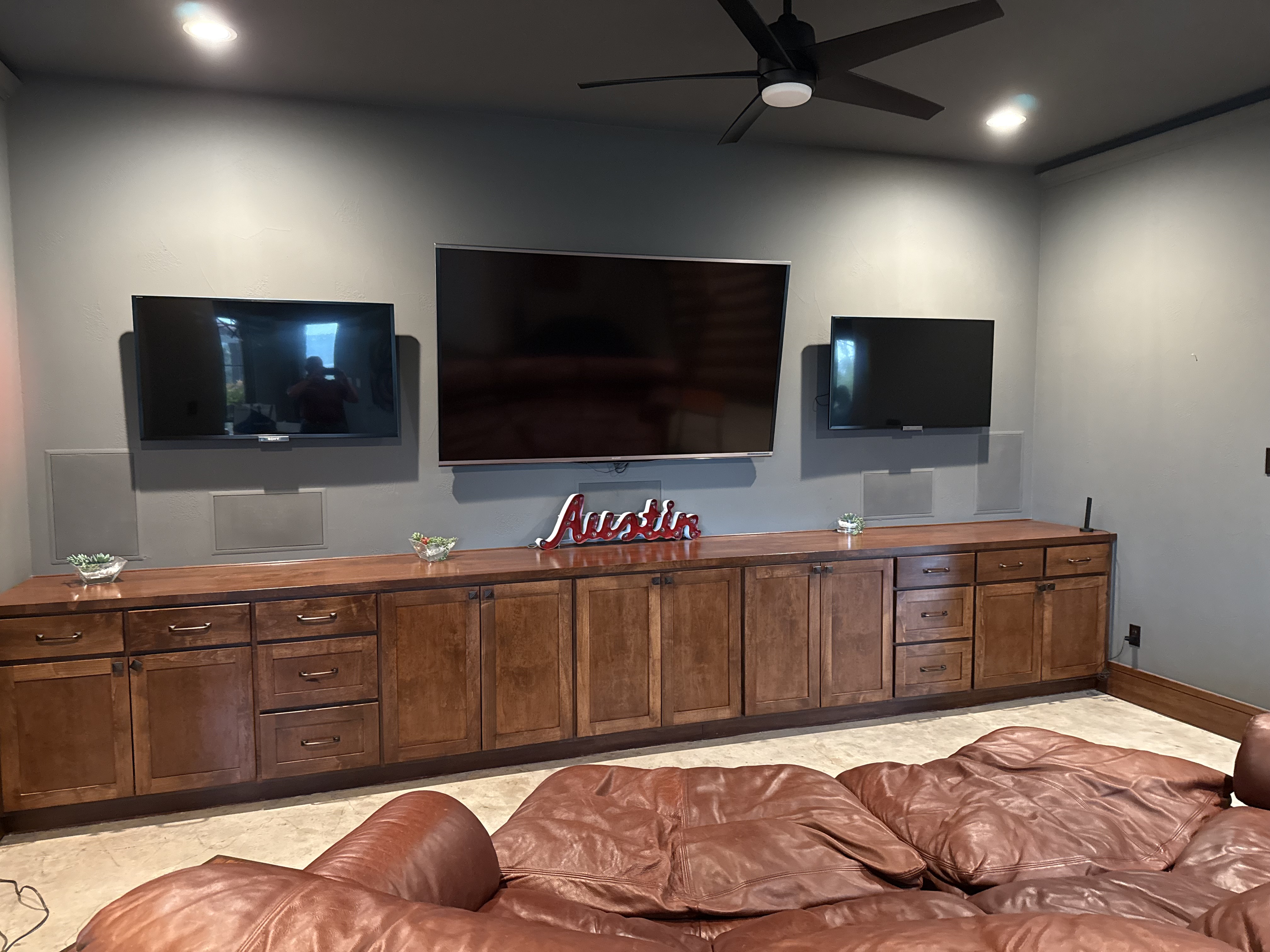 Dallas home cinema and automation installation by Bellah Audio.