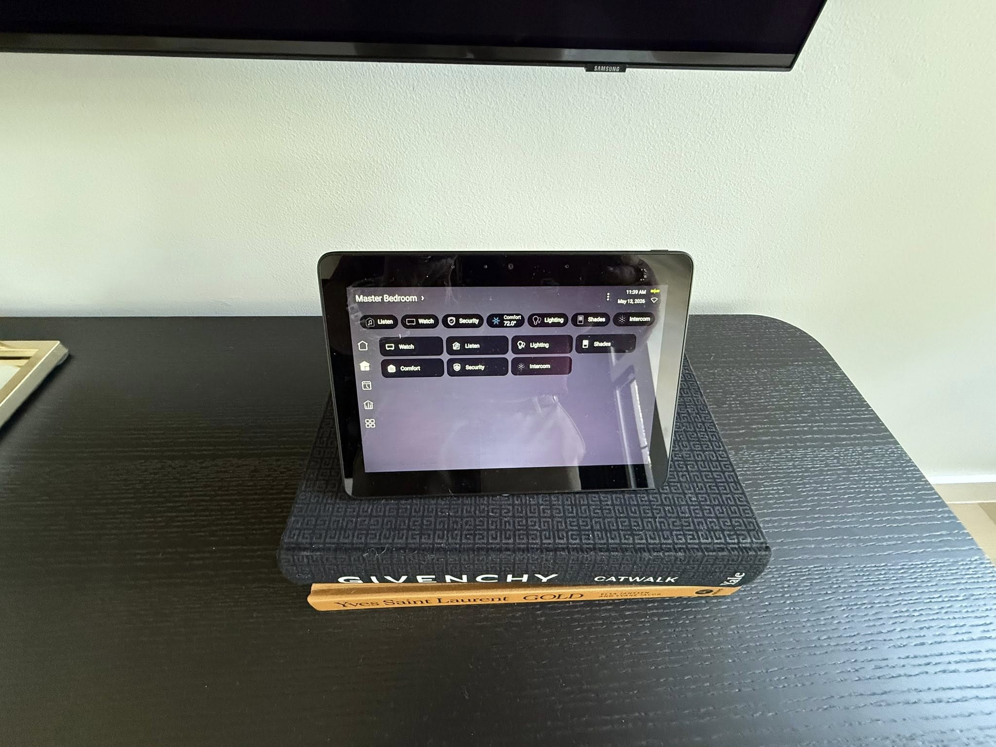 Wall keypad in the master bedroom — Bellah Audio
